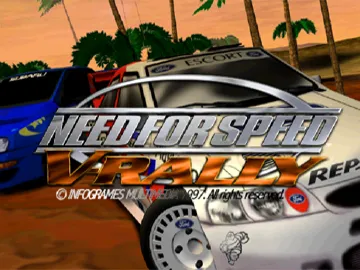 Need for Speed - V-Rally (US) screen shot title